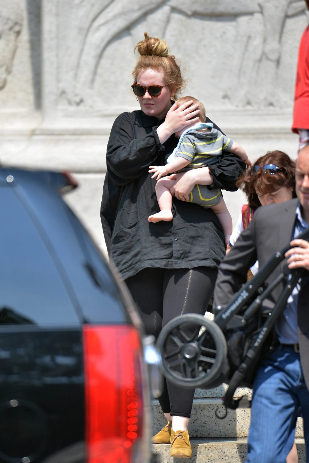 Adele z małym Angelo Adele z małym Angelo