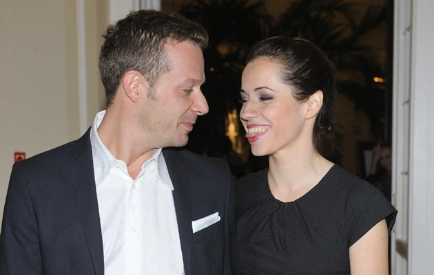 Grzegorz Małecki z partnerką