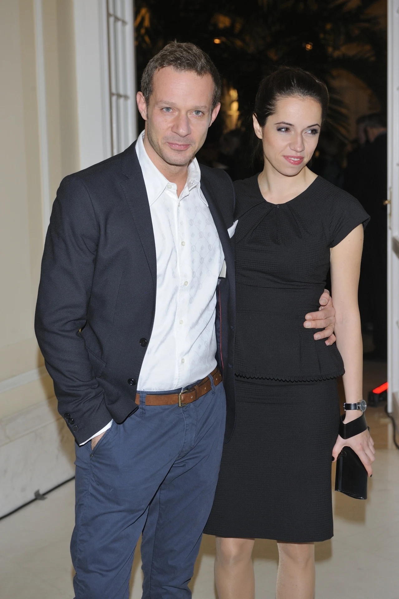 Grzegorz Małecki z partnerką Edytą