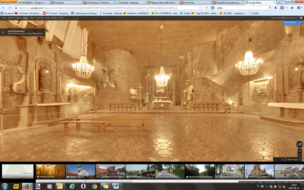 Kopalnie w Wieliczce można teraz zwiedzić dzięki Google Street View