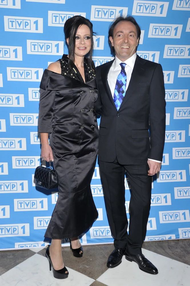 Michel Moran z żoną Haliną