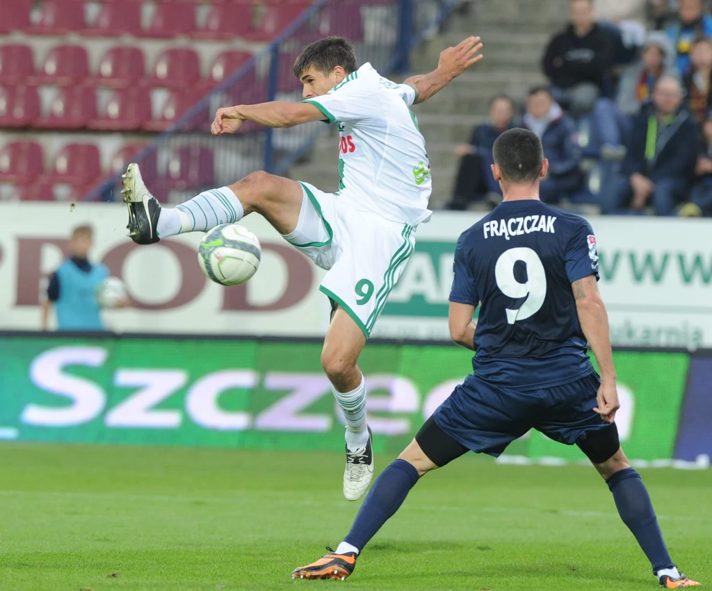 Gol Piotra Grzelczaka nie wystarczył Lechii do zwycięstwa w Szczecinie Gol Piotra Grzelczaka nie wystarczył Lechii do zwycięstwa w Szczecinie