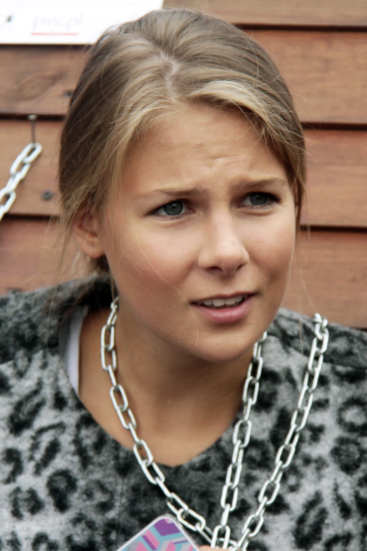 Marta Wierzbicka podczas akcji "Zerwijmy łańcuchy"