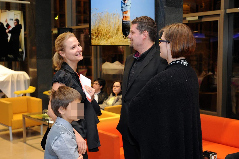 Magdalena Wałęsa z synem