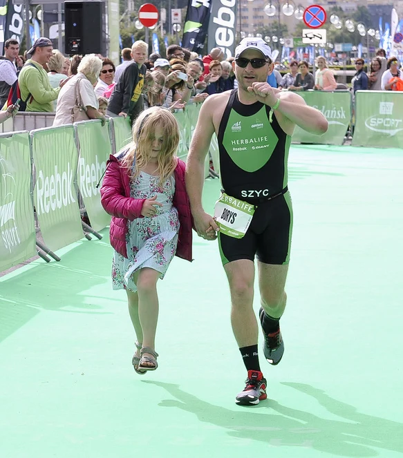 Borys Szyc z córką Sonią Borys Szyc z córką Sonią