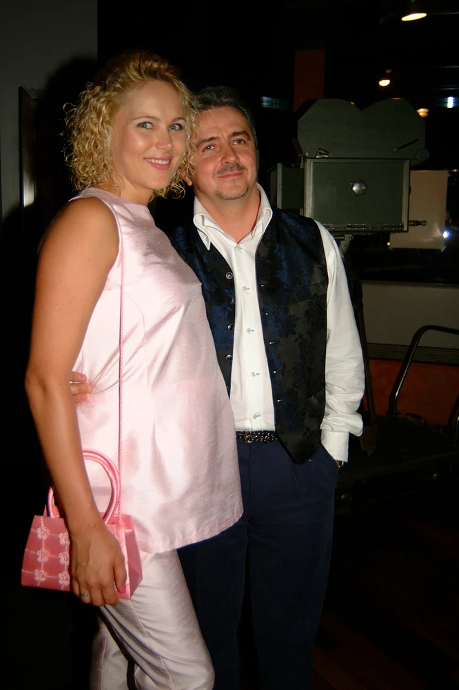 Anna Samusionek i Krzysztof Zuber - 2002 r.