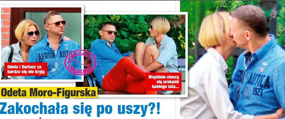 Odeta Moro-Figurska z nowym partnerem Odeta Moro-Figurska z nowym partnerem