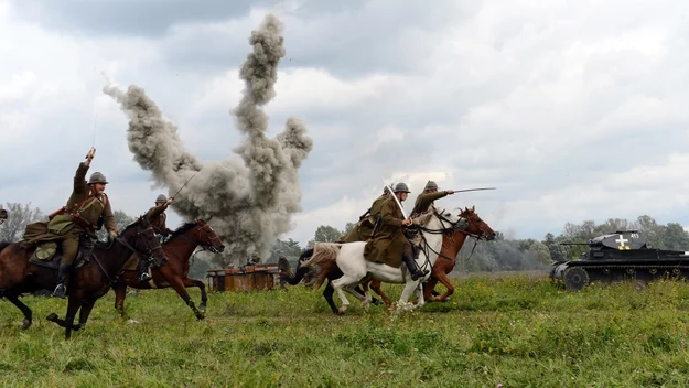 Rekonstrukcja ostatniej szarży kawalerii polskiej