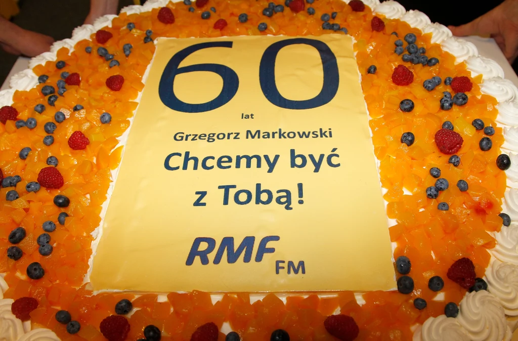 Tort urodzinowy Grzegorza Markowskiego Tort urodzinowy Grzegorza Markowskiego