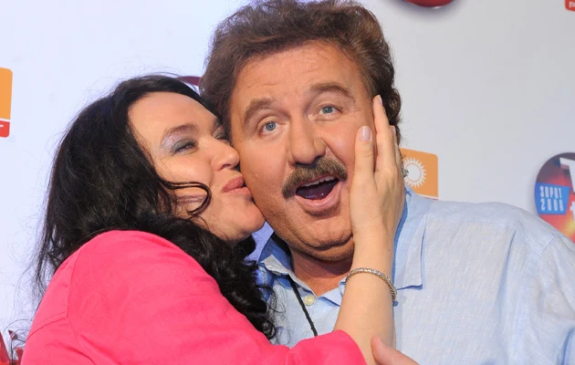 Krzysztof Krawczyk z żoną Ewą