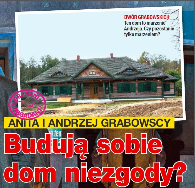 Andrzej Grabowski wybudował dom pod Grodziskiem Andrzej Grabowski wybudował dom pod Grodziskiem