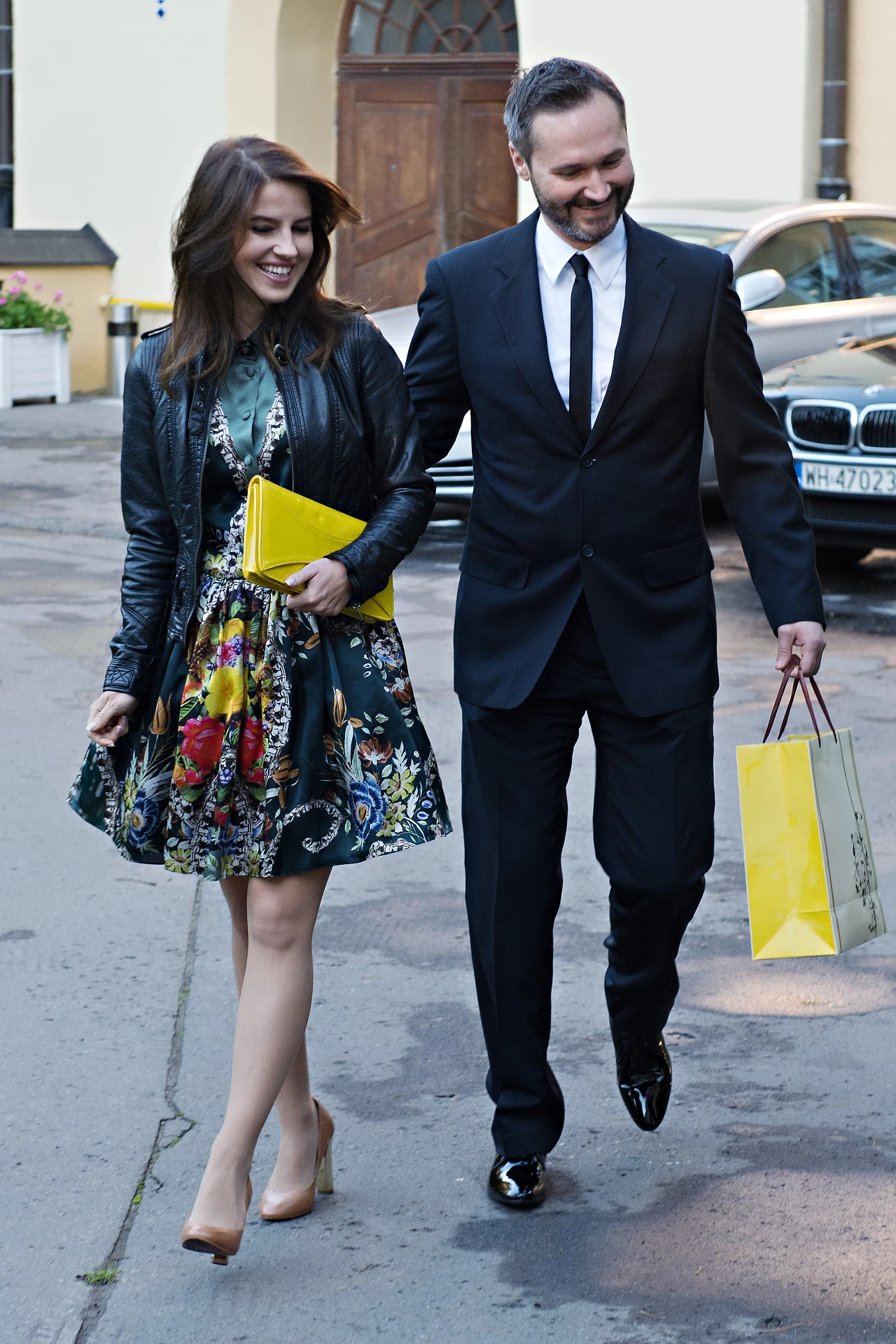 Jarosław Wałęsa z żoną Eweliną Jarosław Wałęsa z żoną Eweliną