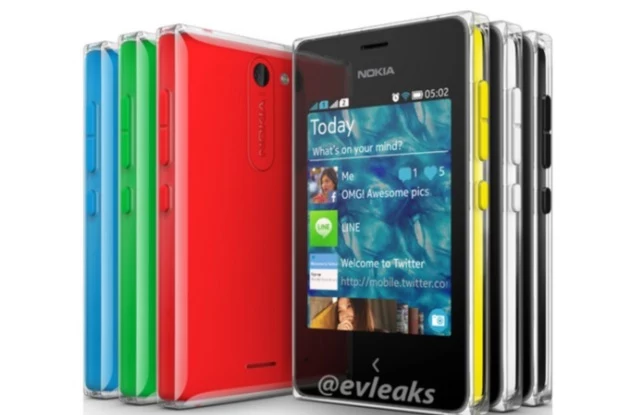 Nokia Asha 502 (Fot. @evleaks)