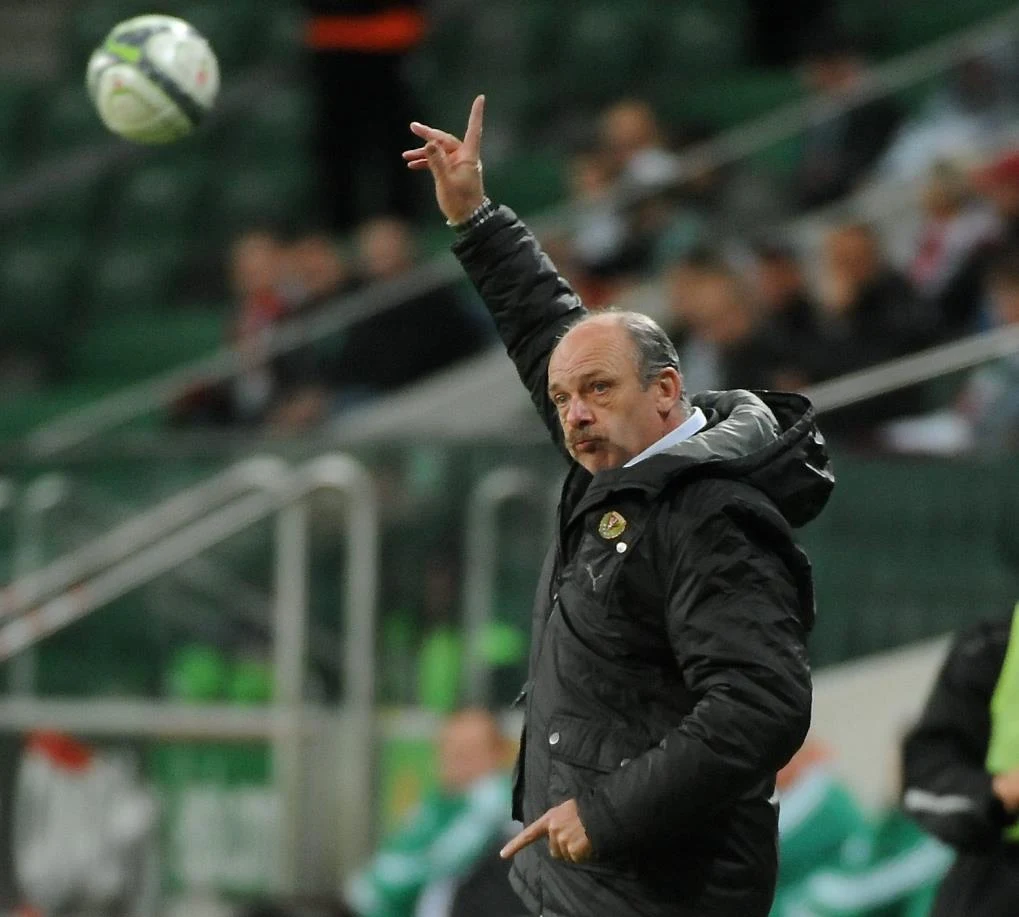 Trener Śląska Wrocław Stanislav Levy Trener Śląska Wrocław Stanislav Levy