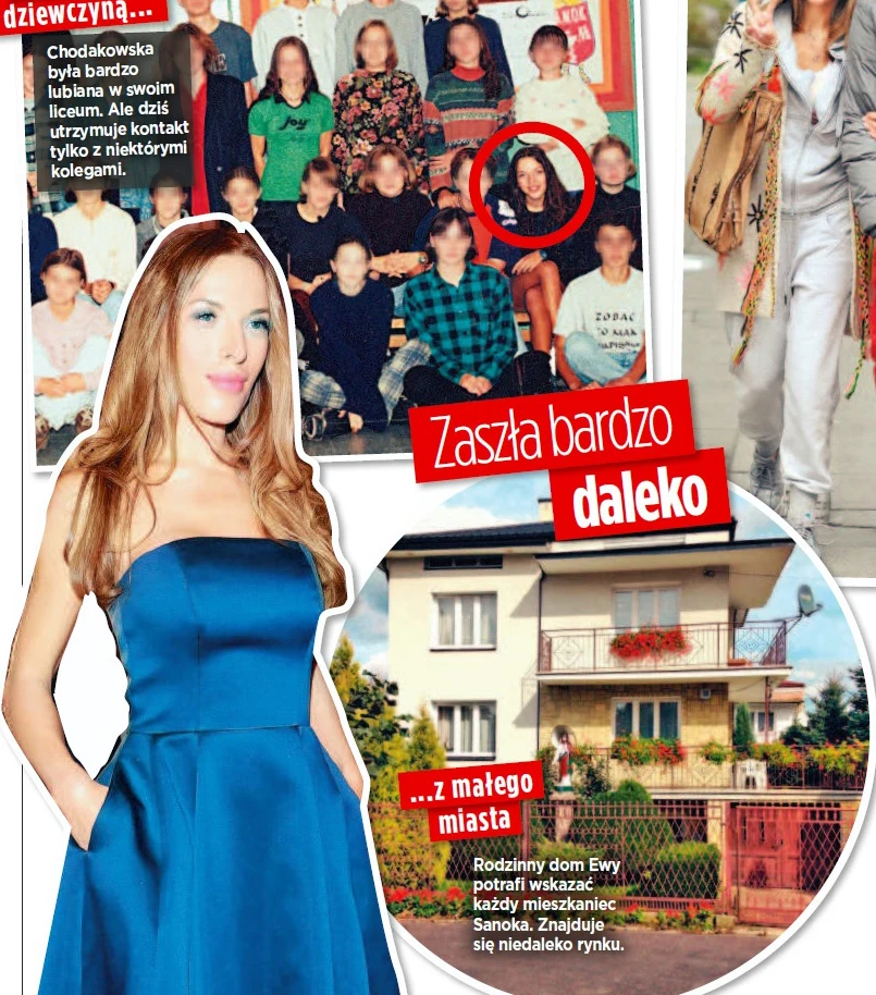 Ewa Chodakowska w czasach szkolnych Ewa Chodakowska w czasach szkolnych
