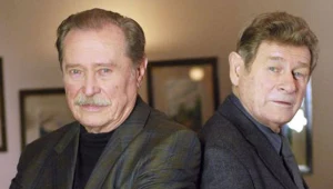 Niezapomniany duet po latach: Kloss i Brunner, czyli 84-letni dziś Stanisław Mikulski i 90-letni Emil Karewicz 