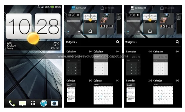 HTC Sense 5.5.    Fot. android-revolution-hd.blogspot.com
