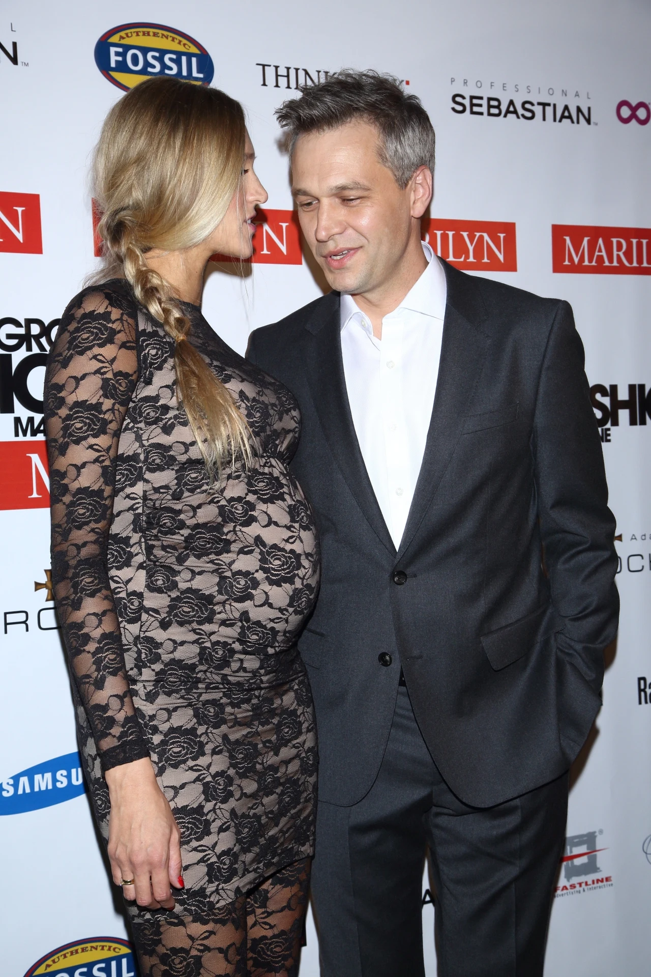 Michał Żebrowski z żoną Olą Michał Żebrowski z żoną Olą