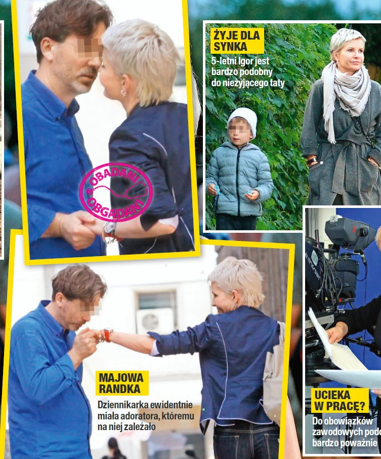 Joanna Racewicz ze swoim adoratorem Joanna Racewicz ze swoim adoratorem