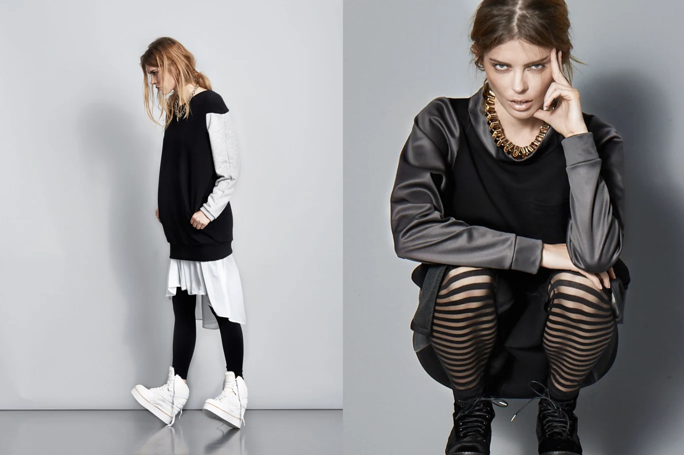 Kolekcja wykonana jest z wysokogatunkowej bawełny, o gęstym splocie, elastyczej pianki poliestrowej i tkaniny pikowanej. Kolekcja wykonana jest z wysokogatunkowej bawełny, o gęstym splocie, elastyczej pianki poliestrowej i tkaniny pikowanej.