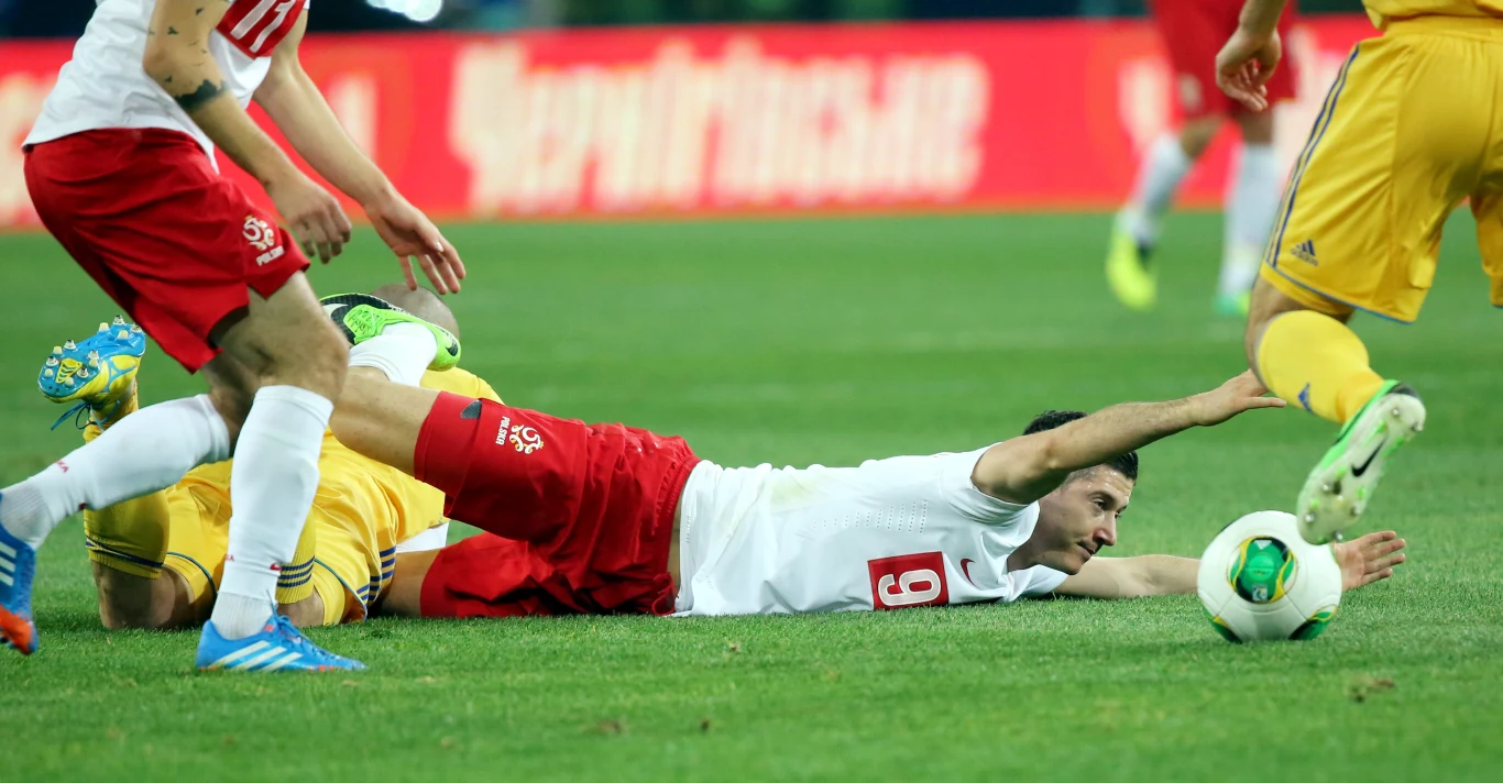 Faulowany Robert Lewandowski