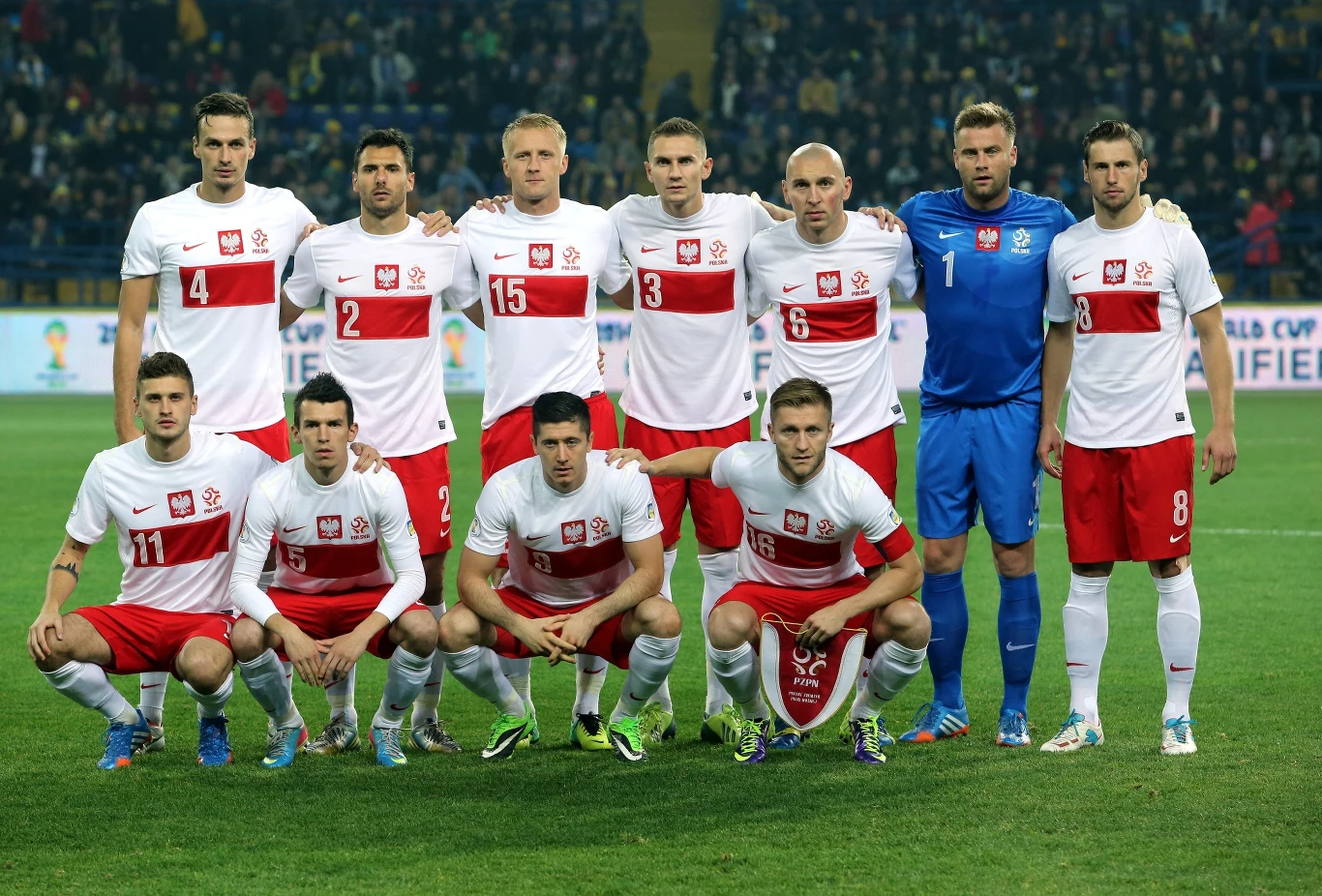 Reprezentacja Polski przed meczem