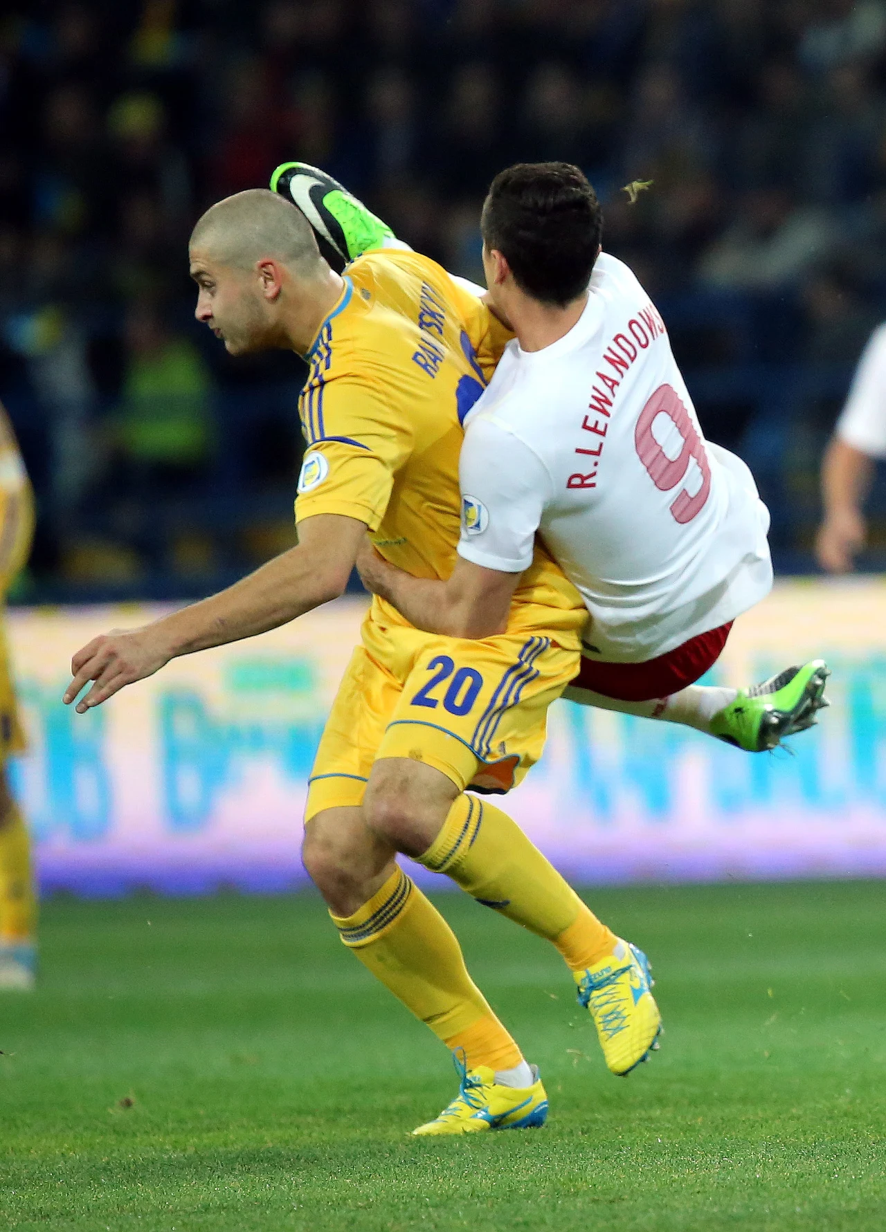 Robert Lewandowski i Jarosław Rakicki