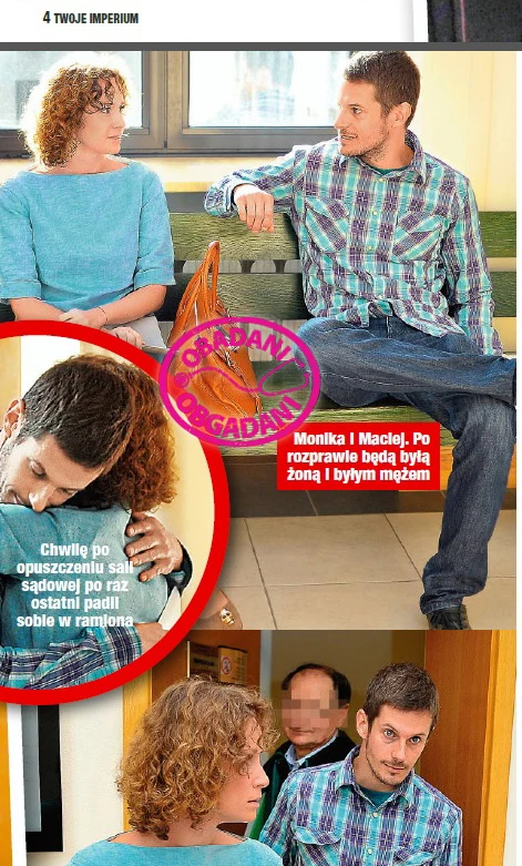 Piątkowy rozwód Moniki Mrozowskiej i Macieja Szaciłło Piątkowy rozwód Moniki Mrozowskiej i Macieja Szaciłło