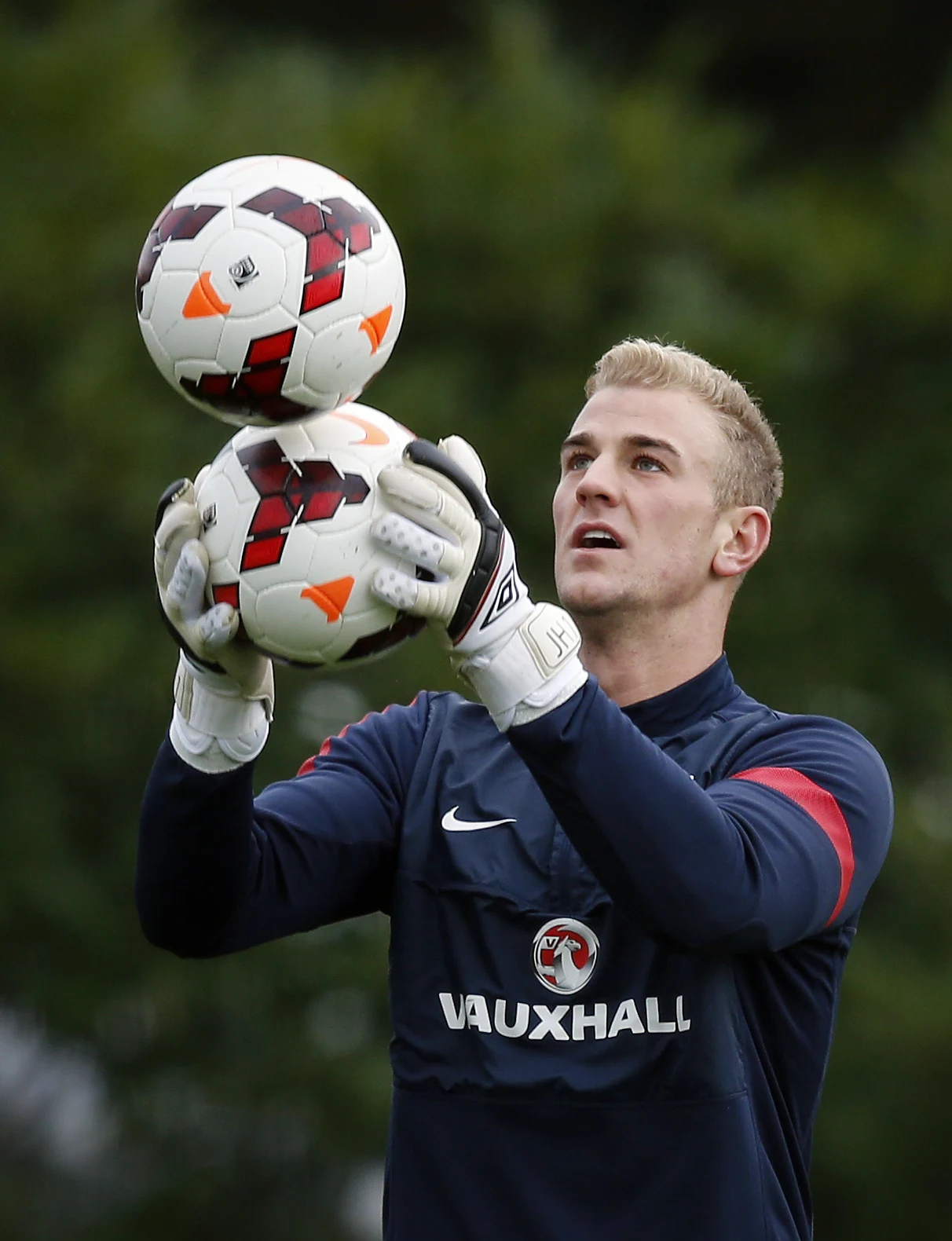 Tak Anglicy szykowali się do bitwy z Polską. Bramkarz Joe Hart.