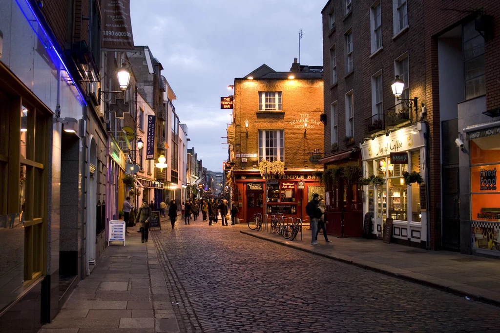 Temple Bar - najbardziej rozrywkowa dzielnica Dublina