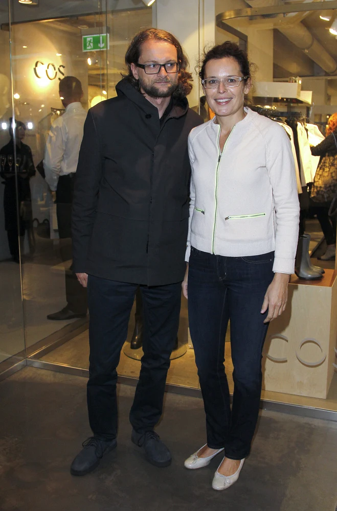 Agata Passent i Wojciech Kuczok na promocji sklepu Agata Passent i Wojciech Kuczok na promocji sklepu