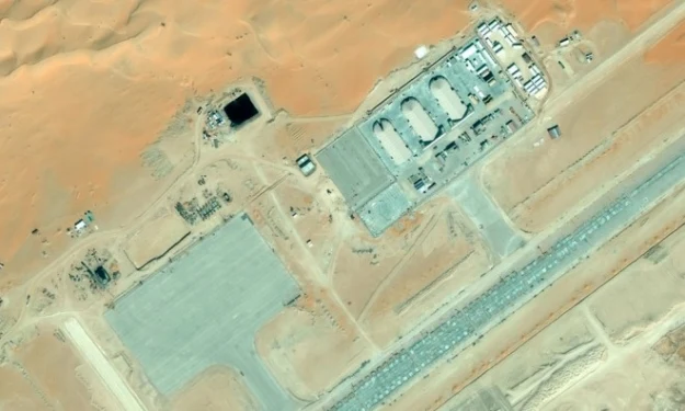 Baza dronów w Arabii Saudyjskiej. Fot. Bing Maps Baza dronów w Arabii Saudyjskiej. Fot. Bing Maps