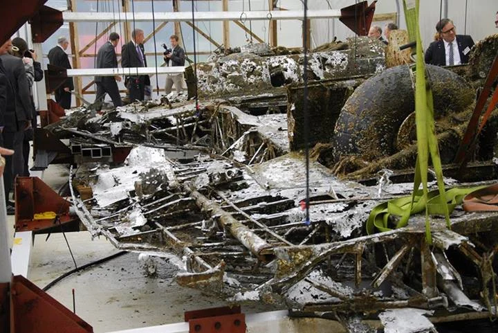 Fragmenty wraku Dorniera