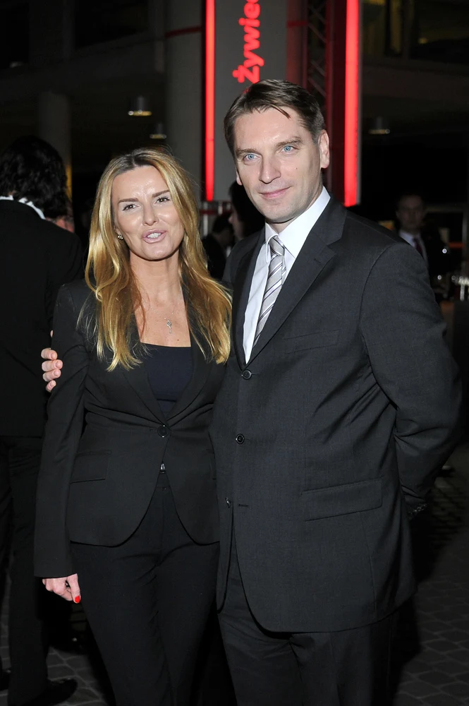 Tomasz Lis z żoną Hanią Tomasz Lis z żoną Hanią