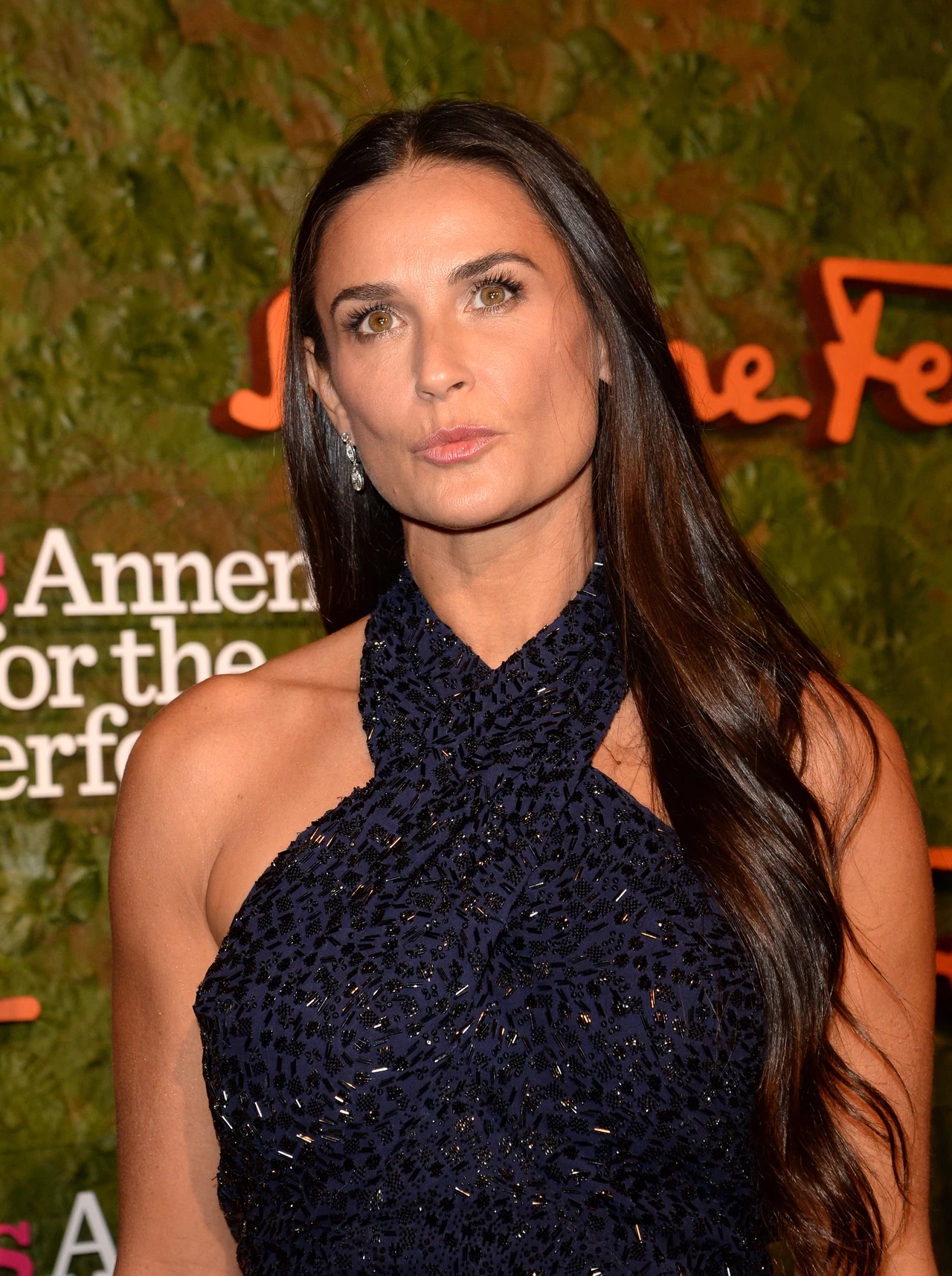 Demi Moore w sukni od Salvatore Ferragamo Demi Moore w sukni od Salvatore Ferragamo
