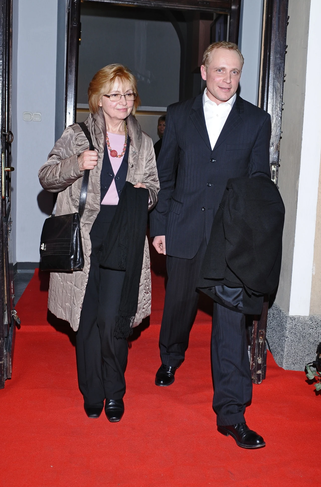 Piotr z mamą Piotr z mamą