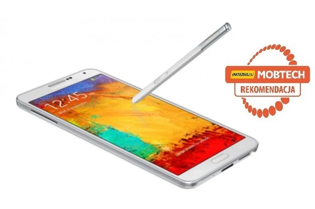 Samsung Galaxy Note 3 otrzymał rekomendację serwisu mobtech.interia.pl