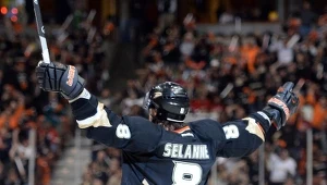 Teemu Selanne z Anaheim Ducks
