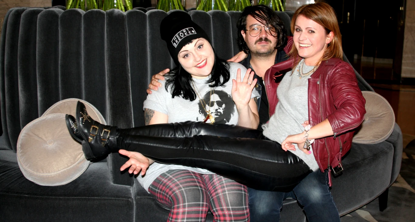 Beth Ditto i Kasia Dereń Beth Ditto i Kasia Dereń