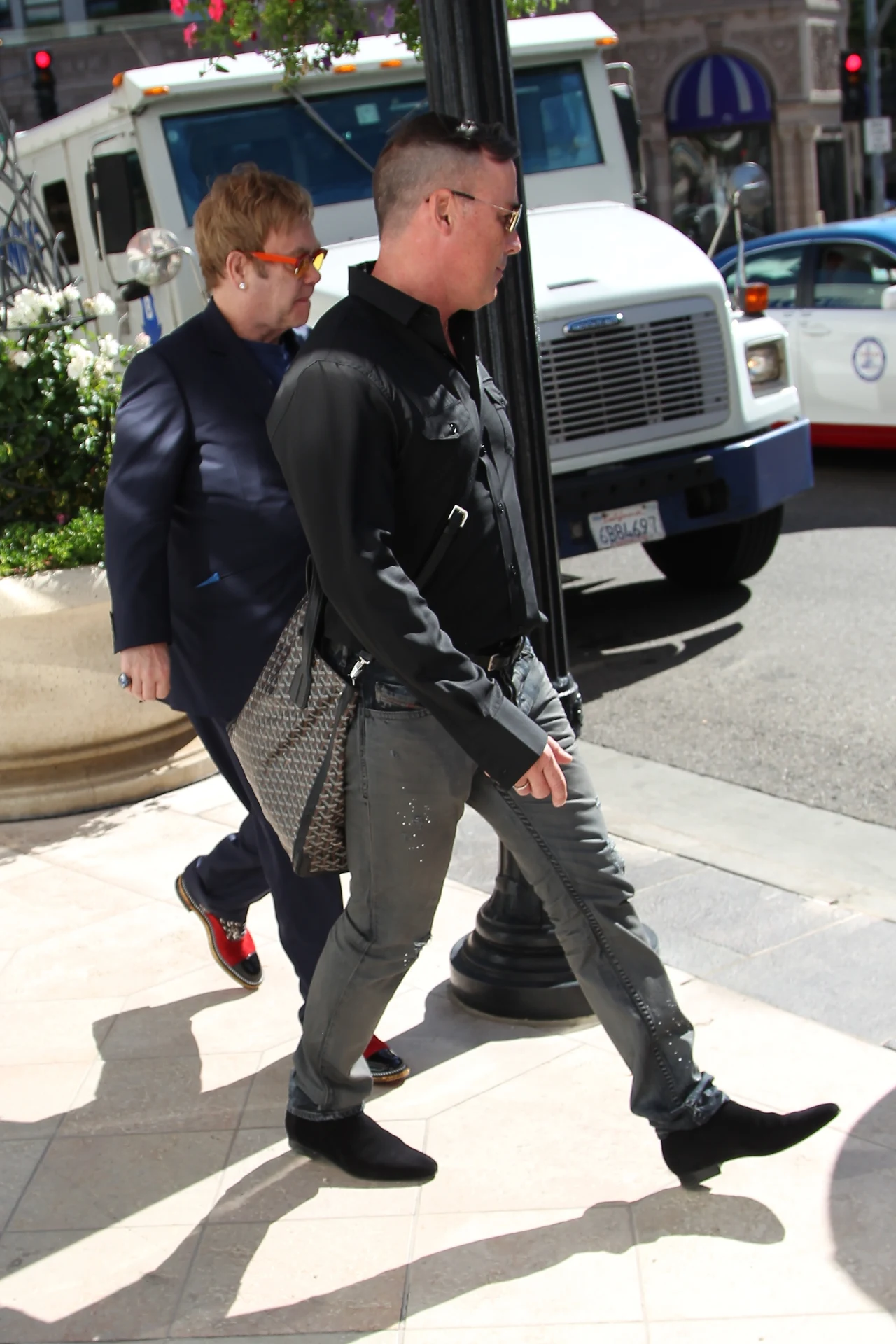 Elton John, David Furnish Elton John, David Furnish