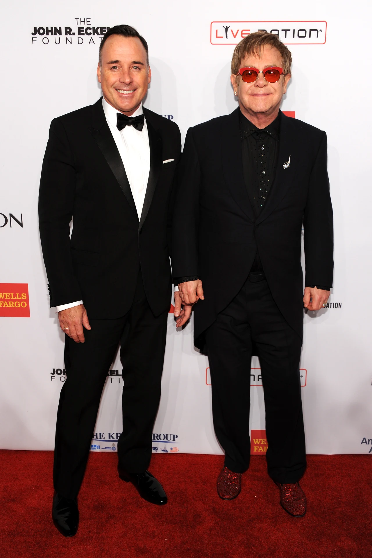 David Furnish; Elton John David Furnish; Elton John