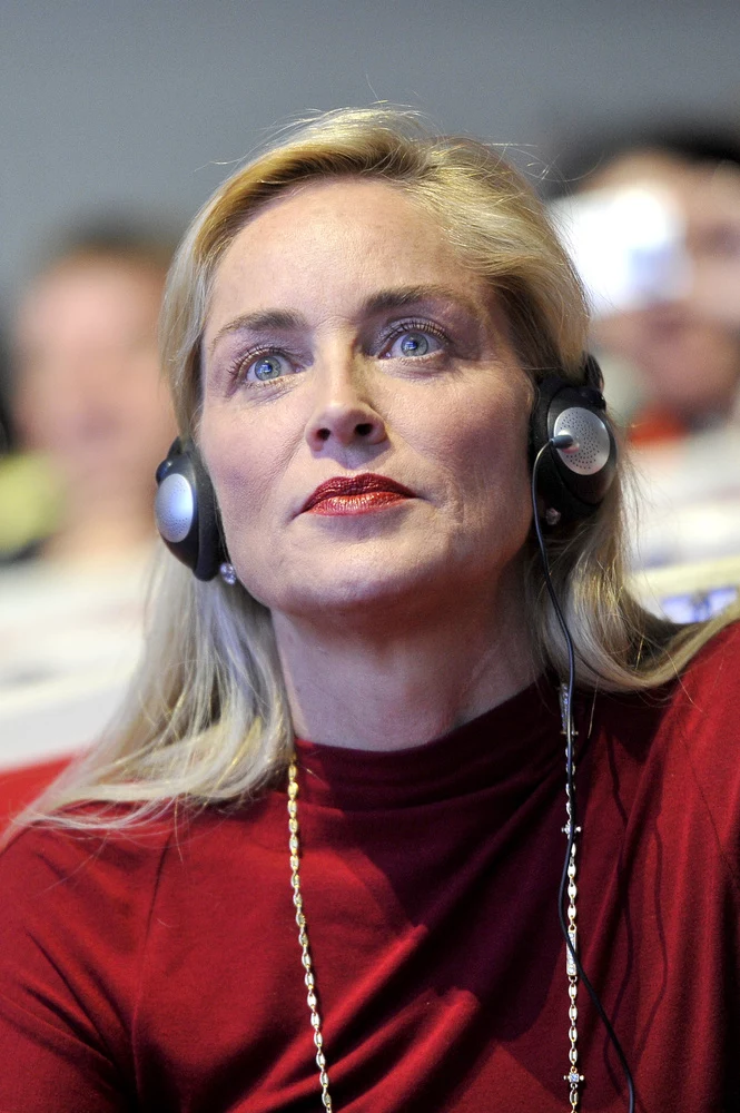 Sharon Stone w Warszawie Sharon Stone w Warszawie