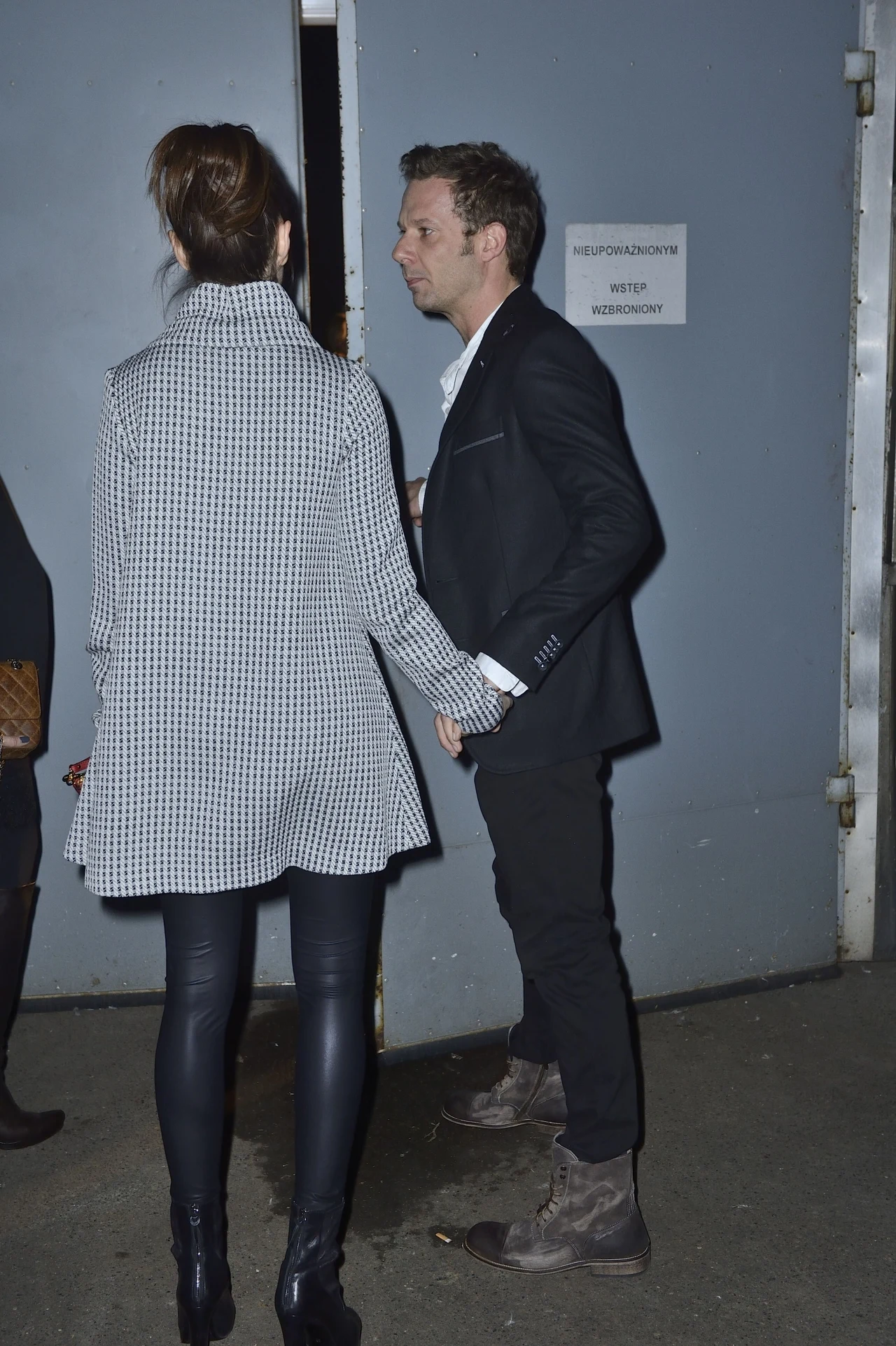 Grzegorz Małecki z Edytą na pokazie Ossolińskiego Grzegorz Małecki z Edytą na pokazie Ossolińskiego