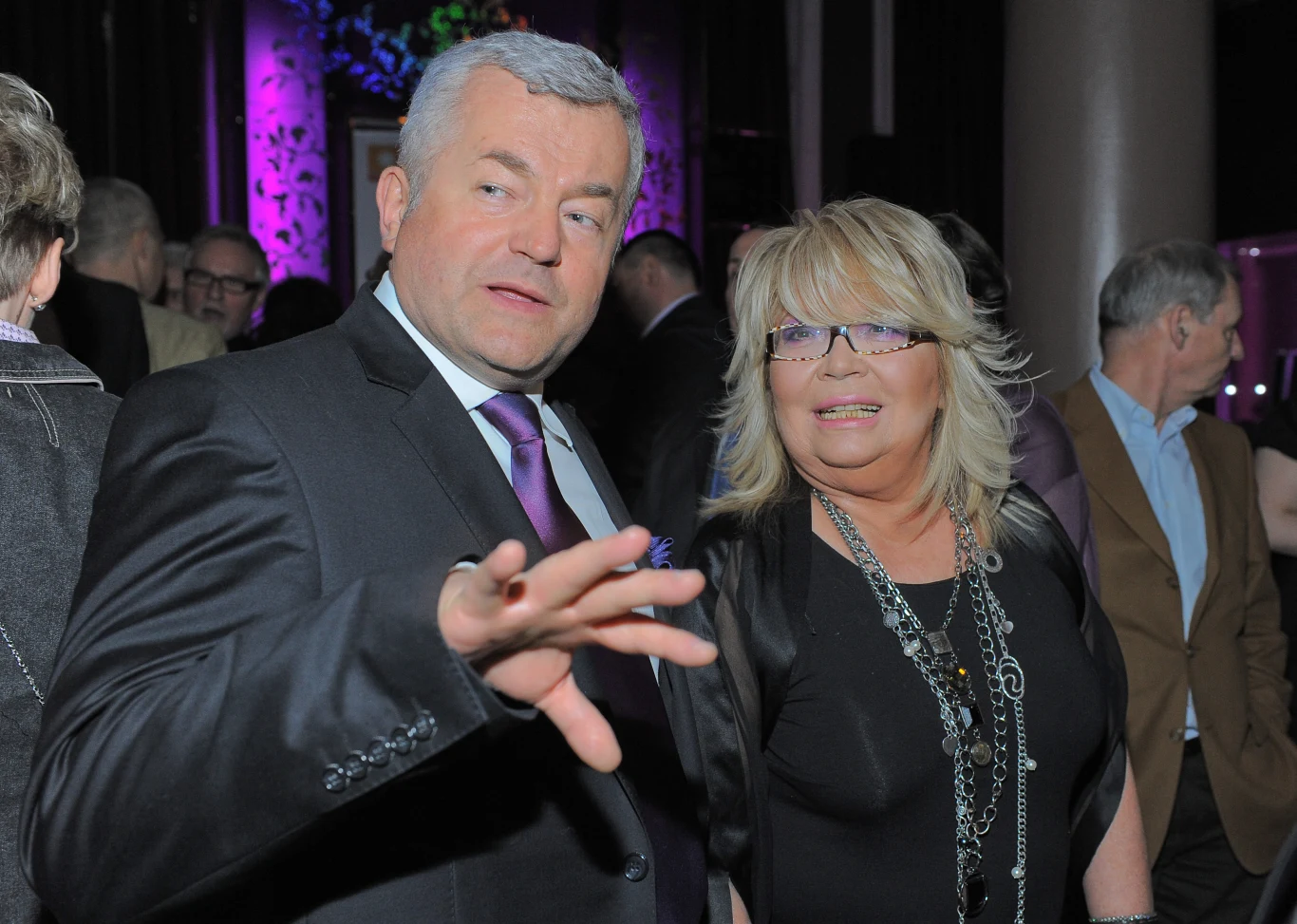 Jarosław Gugała i Nina Terentiew