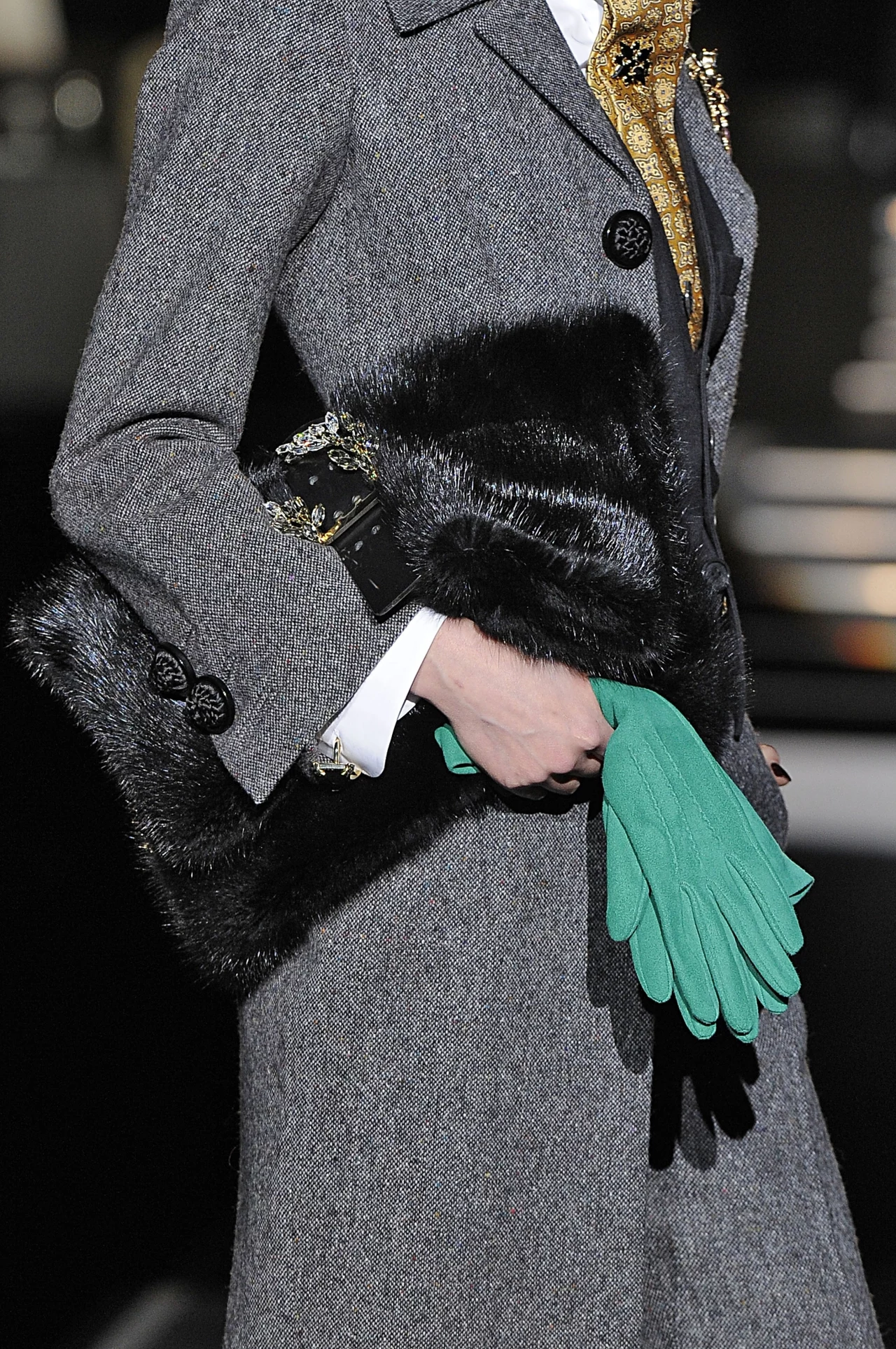 Rękawiczki z pokazu DSquared2 Rękawiczki z pokazu DSquared2
