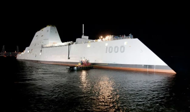 USS Zumwalt.    Fot. General Dynamics