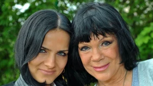 Izabela Skrybant z córką Katarzyną Dziewiątkowską
