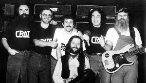 Zespół Dżem w składzie: (od lewej) Paweł Berger /klawisze, Adam Otręba /gitary, Zbigniew Szczerbiński /perkusja, Jerzy Styczyński /gitary, Beno Otręba /gitara basowa, siedzi Ryszard Riedel /śpiew, harmonijka