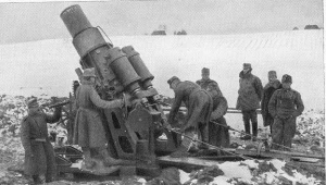 Moździerz kalibru 305 mm, najcięższy argument obrońców Krakowa w 1914 roku