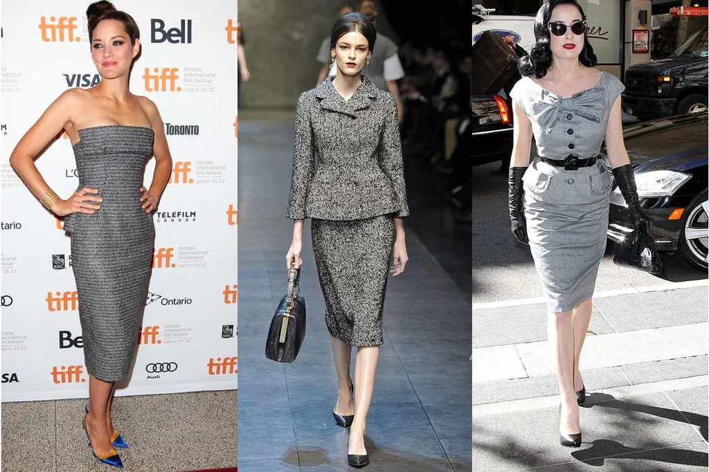 Marion Cotillard, pokaz Dolce&Gabbana, Dita Von Teese